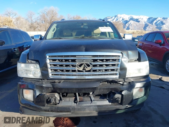 2009 Infiniti QX56 with VIN 5N3AA08C89N904326, listed as a IAAI auction lot 41380310 with 176,844 mi miles. Bid and sale history available at carsss.com. Image 12.