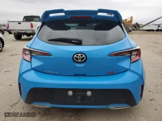 2020 Toyota Corolla Hatchback XSE with VIN JTNA4RBE9L3085912, listed as a Copart auction lot 86197504 with 70,238 mi miles and Salvage Title. Bid and sale history available at carsss.com. Image 6.