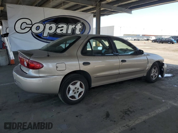 2005 Chevrolet Cavalier with VIN 1G1JC52F457195831, listed as a Copart auction lot 59333605 with Not provided miles and Salvage title. Bid and sale history available at DreamBid. Image 3.