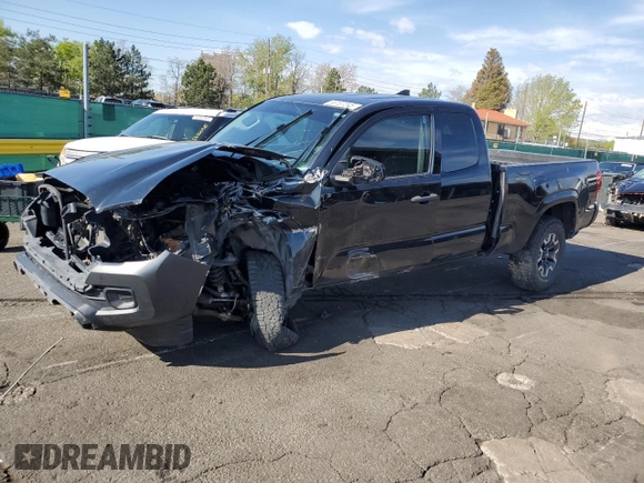 2017 Toyota Tacoma SR z VIN 5TFSX5ENXHX057041, wystawiony jako Copart lot #56187245 z przebiegiem 97 281 mil mil oraz Szkoda całkowita • Salvage title. Historia ofert i sprzedaży dostępna na DreamBid. Obrazek 1.