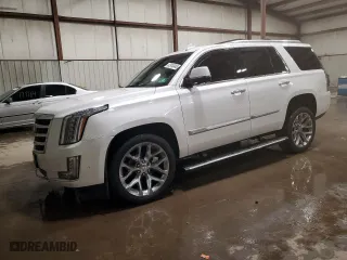 2018 Cadillac Escalade Premium Luxury with VIN 1GYS4CKJ9JR312572, listed as a Copart auction lot 42910345 with 146,172 mi miles and Salvage Title. Bid and sale history available at carsss.com. Image 1.