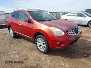 2012 Nissan Rogue S with VIN JN8AS5MT2CW267825, listed as a IAAI auction lot 41822891 with 128,407 mi miles. Bid and sale history available at carsss.com. Image 1.