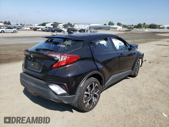 2018 Toyota C-HR XLE z VIN NMTKHMBX6JR062387, wystawiony jako Copart lot #56206091 z przebiegiem 47 001 mil mil oraz Szkoda całkowita • Salvage title. Historia ofert i sprzedaży dostępna na DreamBid. Obrazek 4.