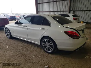 2015 Mercedes-Benz C-Class C 300 with VIN 55SWF4JB6FU082258, listed as a Copart auction lot 83518404 with 122,865 mi miles and Salvage Title. Bid and sale history available at carsss.com. Image 2.