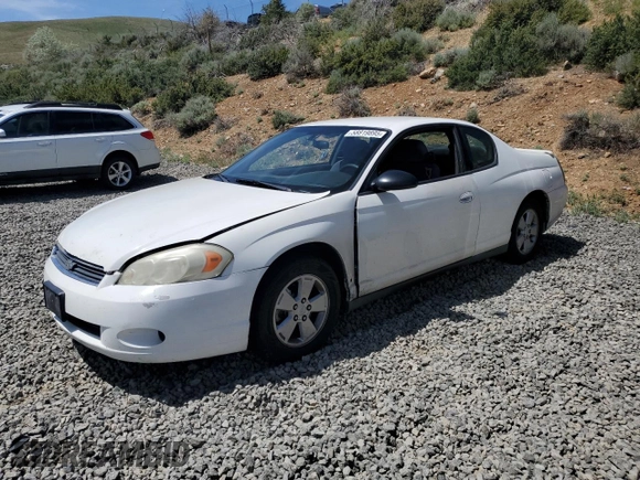 2006 Chevrolet Monte Carlo LT 3.5L z VIN 2G1WM15KX69207940, wystawiony jako Copart lot #58819895 z przebiegiem 212 648 mil mil oraz Szkoda całkowita • Salvage title. Historia ofert i sprzedaży dostępna na DreamBid. Obrazek 1.