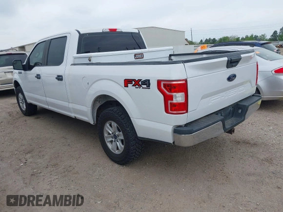2018 Ford F-150 XL with VIN 1FTFW1E58JKE22834, listed as a IAAI auction lot 41923960 with 214,459 mi miles. Bid and sale history available at carsss.com. Image 3.