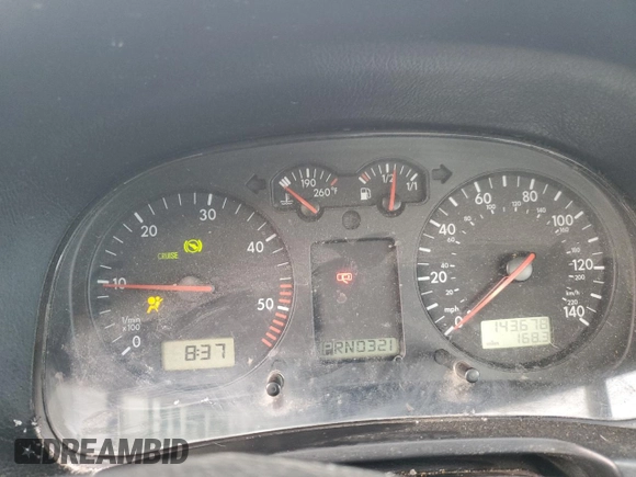 2002 Volkswagen Jetta GLS с VIN 3VWSP69M62M105555, выставлен на аукционе Copart как лот 41520565 с пробегом 143 678 миль миль и Списание • Salvage title. История ставок и продаж доступна на DreamBid. Изображение 9.