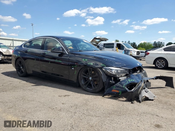 2019 BMW 4 Series 430i xDrive z VIN WBA4J3C50KBL10578, wystawiony jako Copart lot #55742005 z przebiegiem 69 543 mil mil oraz Szkoda całkowita • Salvage title. Historia ofert i sprzedaży dostępna na DreamBid. Obrazek 4.