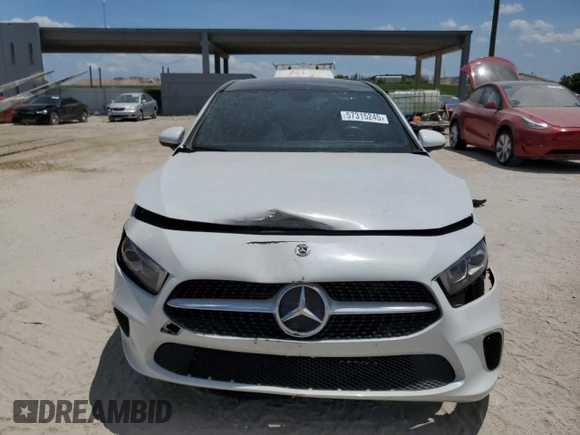2020 Mercedes-Benz A 220 with VIN WDD3G4EBXLW039650, listed as a Copart auction lot 57315245 with 60,849 mi miles and Salvage title. Bid and sale history available at DreamBid. Image 5.