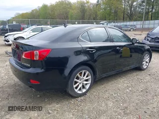 2011 Lexus IS 250 with VIN JTHCF5C26B5048550, listed as a IAAI auction lot 41874477 with 284,362 mi miles. Bid and sale history available at carsss.com. Image 4.