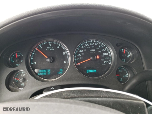 2010 Chevrolet Avalanche LTZ with VIN 3GNVKGE09AG119123, listed as a Copart auction lot 41587995 with 121,882 mi miles and Salvage Title. Bid and sale history available at carsss.com. Image 9.