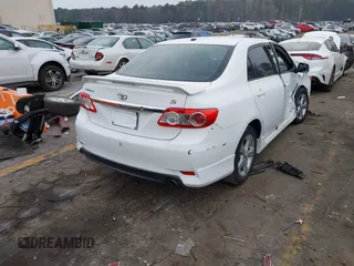 2011 Toyota Corolla L with VIN 2T1BU4EE3BC695365, listed as a IAAI auction lot 41790976 with 174,517 mi miles. Bid and sale history available at carsss.com. Image 4.