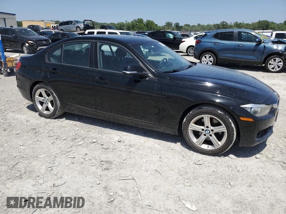 2013 BMW 3 Series 328i xDrive with VIN WBA3B3C55DF541920, listed as a Copart auction lot 56963665 with 120,422 mi miles and Salvage title. Bid and sale history available at DreamBid. Image 4.
