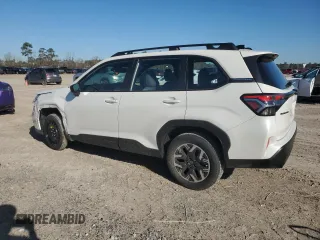 2025 Subaru Forester with VIN JF2SLDAC7SH409814, listed as a Copart auction lot 47240535 with 1,308 mi miles and Salvage title. Bid and sale history available at DreamBid. Image 2.