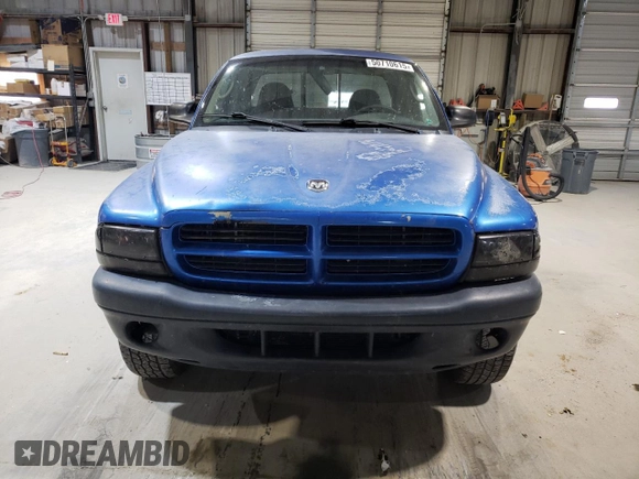 2001 Dodge Dakota Sport with VIN 1B7GG22N51S186848, listed as a Copart auction lot 50710615 with 209,517 mi miles and Salvage Title. Bid and sale history available at carsss.com. Image 5.