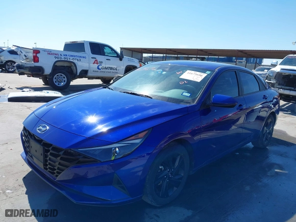 2021 Hyundai Elantra SEL with VIN KMHLS4AGXMU065233, listed as a IAAI auction lot 41675696 with 32,897 mi miles. Bid and sale history available at carsss.com. Image 18.