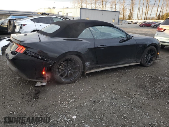 2024 Ford Mustang GT Premium with VIN 1FAGP8FF6R5106317, listed as a Copart auction lot 84027814 with Not provided miles and Salvage title. Bid and sale history available at DreamBid. Image 3.