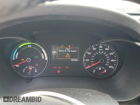 2017 Kia Optima Hybrid with VIN KNAGT4LEXH5018831, listed as a Copart auction lot 63645864 with 42,358 mi miles and Salvage Title. Bid and sale history available at carsss.com. Image 9.