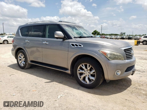 2014 Infiniti QX80 with VIN JN8AZ2NC4E9352482, listed as a Copart auction lot 63224725 with 161,655 mi miles and Clean title. Bid and sale history available at DreamBid. Image 4.