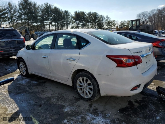 2019 Nissan Sentra SV with VIN 3N1AB7AP1KL603079, listed as a Copart auction lot 42024865 with 89,614 mi miles and Salvage Title. Bid and sale history available at carsss.com. Image 2.