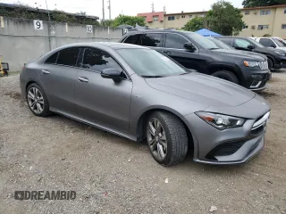 2021 Mercedes-Benz CLA with VIN W1K5J5BB7MN164861, listed as a Copart auction lot 63204833 with Not Provided miles. Bid and sale history available at carsss.com. Image 4.
