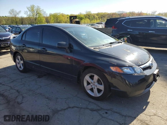 2007 Honda Civic EX with VIN 1HGFA16817L022626, listed as a Copart auction lot 54715855 with 179,918 mi miles and Salvage Title. Bid and sale history available at DreamBid. Image 4.