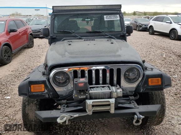 2006 Jeep Wrangler Unlimited LWB with VIN 1J4FA44S96P765356, listed as a Copart auction lot 45302355 with 109,932 mi miles and Salvage Title. Bid and sale history available at carsss.com. Image 5.