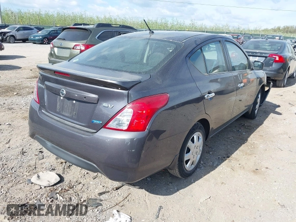 2015 Nissan Versa SV with VIN 3N1CN7AP7FL876601, listed as a IAAI auction lot 42091098 with 106,824 mi miles and . Bid and sale history available at DreamBid. Image 4.