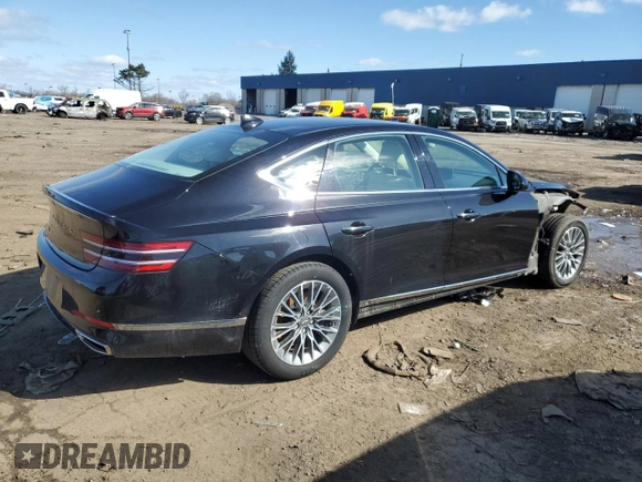 2021 Genesis G80 2.5T z VIN KMTGB4SC7MU046691, wystawiony jako Copart lot #52356225 z przebiegiem 24 503 mil mil oraz Czysty tytuł • Clean title. Historia ofert i sprzedaży dostępna na DreamBid. Obrazek 3.