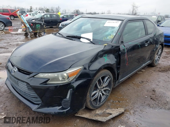 2014 Scion tC with VIN JTKJF5C74E3069104, listed as a IAAI auction lot 41579797 with 130,668 mi miles. Bid and sale history available at carsss.com. Image 17.