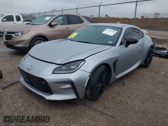 2022 Toyota GR86 Premium with VIN JF1ZNBF18N8752905, listed as a IAAI auction lot 41542378 with 22,733 mi miles. Bid and sale history available at carsss.com. Image 2.