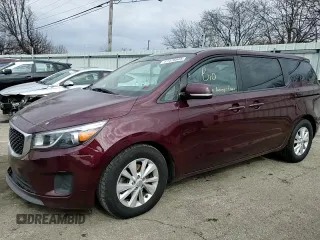 2017 Kia Sedona LX with VIN KNDMB5C16H6226582, listed as a Copart auction lot 47476845 with 163,479 mi miles and Salvage Title. Bid and sale history available at carsss.com. Image 11.