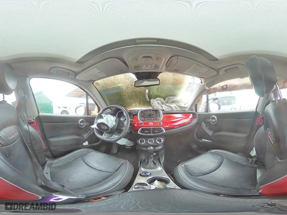 2016 FIAT 500X Lounge with VIN ZFBCFXDT6GP383312, listed as a Copart auction lot 86719634 with 91,127 mi miles and Salvage Title. Bid and sale history available at carsss.com. Image 13.