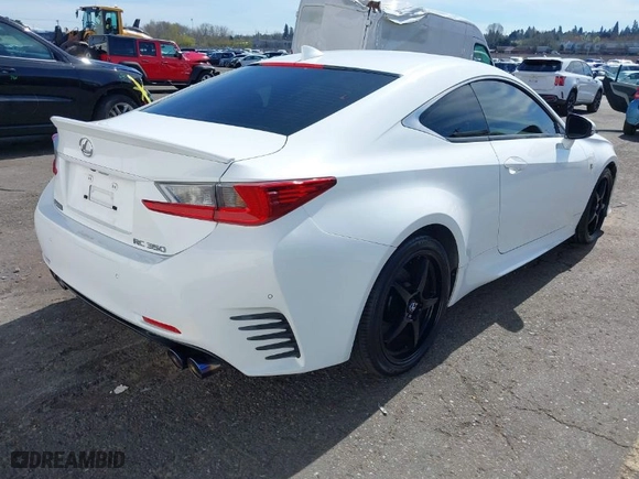 2018 Lexus RC with VIN JTHHZ5BC6J5018471, listed as a IAAI auction lot 41890316 with 49,918 mi miles. Bid and sale history available at carsss.com. Image 4.