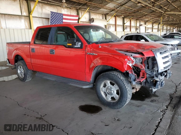 2011 Ford F-150 XL with VIN 1FTFW1EF2BKD60292, listed as a Copart auction lot 53454125 with 158,361 mi miles and Salvage title. Bid and sale history available at DreamBid. Image 4.
