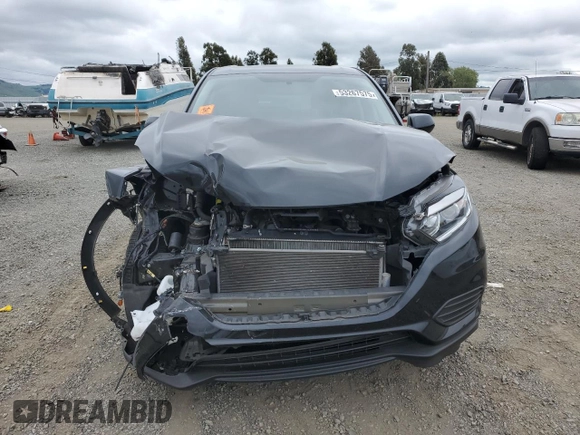 2021 Honda HR-V LX with VIN 3CZRU6H3XMM737099, listed as a Copart auction lot 53267575 with 36,281 mi miles and Salvage Title. Bid and sale history available at carsss.com. Image 5.