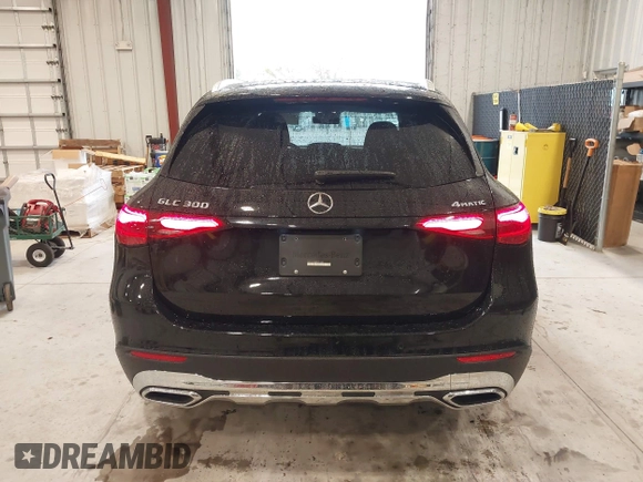 2025 Mercedes-Benz GLC with VIN W1NKM4HB8SF291642, listed as a IAAI auction lot 41397382 with 209 mi miles. Bid and sale history available at carsss.com. Image 16.