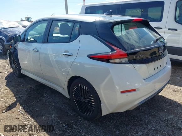 2023 Nissan LEAF SV Plus with VIN 1N4CZ1CV2PC557412, listed as a IAAI auction lot 41814701 with 28,513 mi miles and . Bid and sale history available at DreamBid. Image 22.