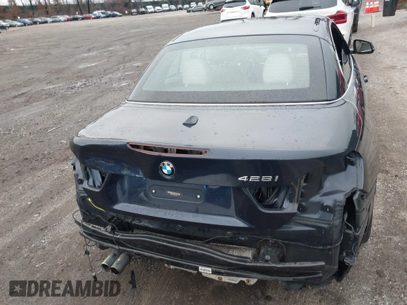 2015 BMW 4 Series 428i with VIN WBA3V7C55FP772912, listed as a IAAI auction lot 41787037 with 76,239 mi miles. Bid and sale history available at carsss.com. Image 16.