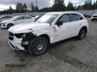 2024 Mercedes-Benz GLC with VIN W1NKM4GB2RF145314, listed as a Copart auction lot 48822895 with 0 mi miles and Salvage Title. Bid and sale history available at carsss.com. Image 1.