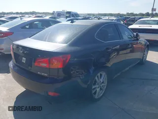 2007 Lexus IS 350 with VIN JTHBE262875013959, listed as a IAAI auction lot 42805045 with 230,765 mi miles and . Bid and sale history available at DreamBid. Image 4.