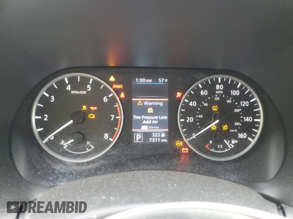 2025 Nissan Sentra S z VIN 3N1AB8BV1SY251935, wystawiony jako Copart lot #57701305 z przebiegiem 7 311 mil mil oraz Szkoda całkowita • Salvage title. Historia ofert i sprzedaży dostępna na DreamBid. Obrazek 9.