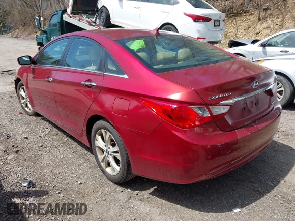 2011 Hyundai Sonata Limited with VIN 5NPEC4ACXBH280951, listed as a IAAI auction lot 42097657 with 164,993 mi miles and . Bid and sale history available at DreamBid. Image 3.