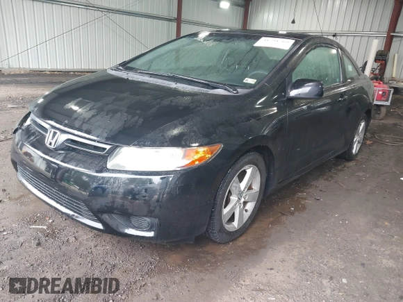 2007 Honda Civic Cpe EX with VIN 2HGFG11847H572891, listed as a IAAI auction lot 41791769 with 179,559 mi miles. Bid and sale history available at carsss.com. Image 2.