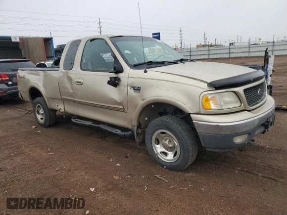 2000 Ford F-150 XL with VIN 1FTRX18LXYKA36124, listed as a Copart auction lot 51650385 with 0 mi miles and Salvage Title. Bid and sale history available at carsss.com. Image 4.