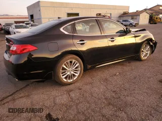 2012 Infiniti M Hybrid with VIN JN1EY1AP0CM910053, listed as a Copart auction lot 85345224 with 121,711 mi miles and Salvage title. Bid and sale history available at DreamBid. Image 3.