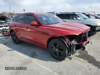 2019 Jaguar F-Pace 25t R-Sport with VIN SADCL2FX2KA606177, listed as a Copart auction lot 43308784 with 87,428 mi miles and . Bid and sale history available at DreamBid. Image 4.