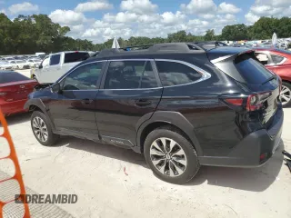 2024 Subaru Outback Limited with VIN 4S4BTANCXR3123885, listed as a Copart auction lot 62154465 with 22,922 mi miles and Non repairable. Bid and sale history available at DreamBid. Image 2.