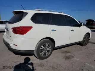 2017 Nissan Pathfinder SV with VIN 5N1DR2MN2HC664301, listed as a Copart auction lot 76386744 with 203,118 mi miles and Salvage Title. Bid and sale history available at carsss.com. Image 3.