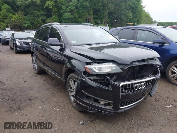 2015 Audi Q7 Premium Plus with VIN WA1LGAFEXFD028885, listed as a IAAI auction lot 42619526 with 145,126 mi miles and . Bid and sale history available at DreamBid. Image 1.